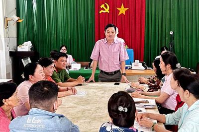 Phường Long Xuyên giải ngân vốn vay cho người chấp hành xong án phạt tù tái hòa nhập cộng đồng