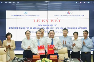 Đà Nẵng và Viện Hàn lâm Khoa học và Công nghệ Việt Nam hợp tác phát triển khoa học, công nghệ