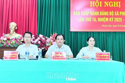 Đảng ủy xã Phước Hữu triển khai nhiệm vụ 6 tháng cuối năm 2026