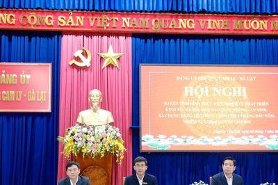 Phường Cam Ly - Đà Lạt kiện toàn tổ chức Đảng sau sắp xếp bộ máy