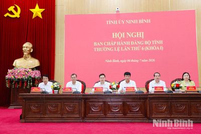 Hội nghị Ban Chấp hành Đảng bộ tỉnh lần thứ 6 (khóa I)