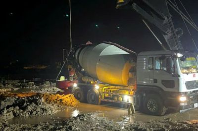 Nhà thầu tăng ca, nỗ lực tìm kiếm nguồn cát đắp thi công cao tốc Ninh Bình