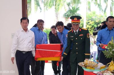 Đội K92, K93 An Giang hoàn thành quy tập hài cốt liệt sĩ tại Campuchia