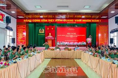 Công an Cà Mau: Hoàn thành 52/74 chỉ tiêu Bộ Công an giao