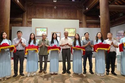 Triển lãm 'Quốc Tử Giám trong nghệ thuật' tôn vinh 950 năm trường đại học đầu tiên của Việt Nam