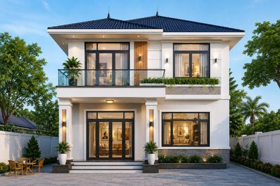 Xây nhà 2 tầng 100m² hết bao nhiêu tiền?