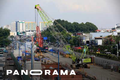 Cận cảnh thi công ga ngầm đầu tiên của metro Bến Thành - Tham Lương