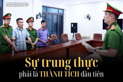 Sự trung thực phải là thành tích đầu tiên