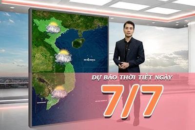 [Video] Dự báo thời tiết ngày 7/7/2026: Nắng tăng trở lại tại Bắc Bộ và Trung Bộ, chiều tối đề phòng mưa dông