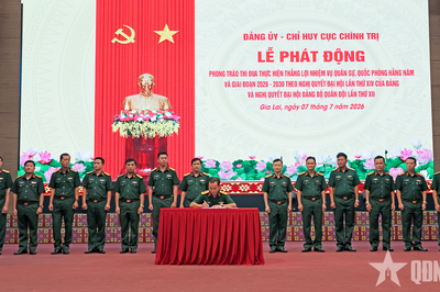 Cục Chính trị Quân đoàn 34: Thi đua thực hiện thắng lợi nhiệm vụ quân sự, quốc phòng