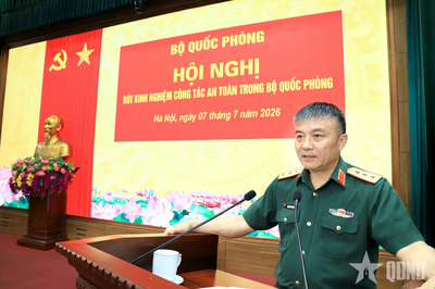 Bộ Quốc phòng tổ chức hội nghị rút kinh nghiệm công tác an toàn