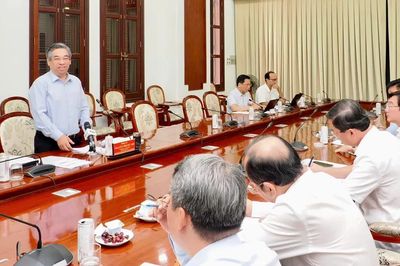 Phó Bí thư Thành ủy TPHCM Nguyễn Phước Lộc: Đảm bảo tiến độ bố trí trụ sở nhà, đất công dôi dư cho y tế, giáo dục