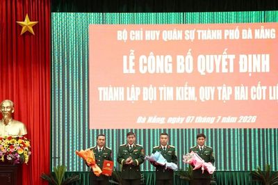 Đà Nẵng công bố thành lập Đội tìm kiếm, quy tập hài cốt liệt sĩ