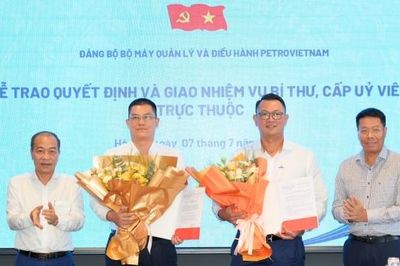 Đảng ủy Bộ máy QL&ĐH Petrovietnam kiện toàn nhân sự các tổ chức Đảng trực thuộc