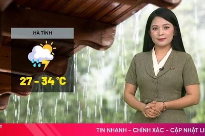 Dự báo thời tiết Hà Tĩnh ngày 7/7: Mưa rào và giông rải rác