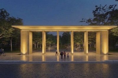 Hà Nội xây đài phun nước, sân sự kiện lát đá trước công viên Thống Nhất