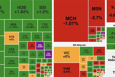 Lực cầu cuối phiên giúp VN-Index đảo chiều tăng, khối ngoại trở lại mua ròng