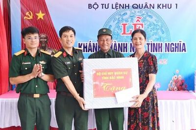 Lực lượng vũ trang tỉnh Bắc Ninh: Tri ân người có công bằng việc làm thiết thực