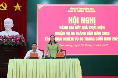 Đảng ủy phường Phan Rang triển khai nhiệm vụ 6 tháng cuối năm 2026