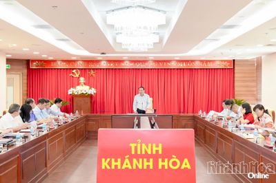 Ban Chỉ đạo Phòng, chống tham nhũng, lãng phí, tiêu cực tỉnh Khánh Hòa tổ chức phiên họp thứ 5