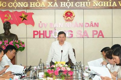 Sở Dân tộc và Tôn giáo làm việc với phường Sa Pa về Chương trình mục tiêu quốc gia giai đoạn 2026 - 2030