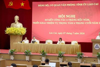 Văn phòng Tỉnh ủy Lào Cai hoàn thành hơn 1.700 nhiệm vụ trong 6 tháng đầu năm 2026