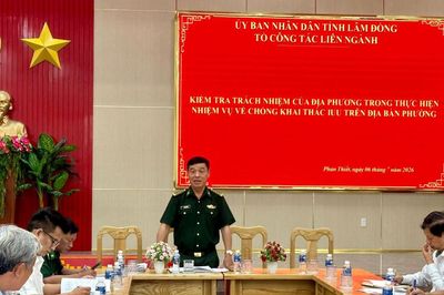 Kiểm tra công tác chống khai thác IUU tại Phan Thiết, Phú Thủy