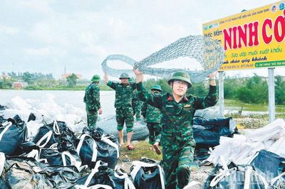 Phát huy vai trò nòng cốt trong công tác phòng, chống thiên tai và tìm kiếm cứu nạn