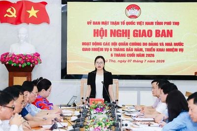 Giao ban hoạt động các hội quần chúng do Đảng, Nhà nước giao nhiệm vụ