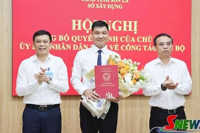 Công bố quyết định điều động, bổ nhiệm Phó Giám đốc Sở Xây dựng