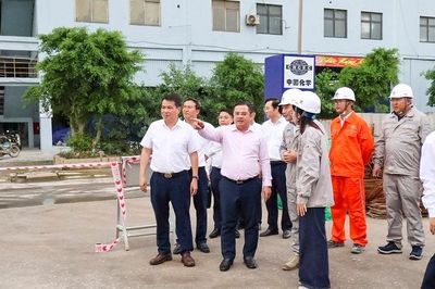 Chủ tịch HĐTV Vinachem kiểm tra tiến độ đầu tư công nghệ sản xuất MAP tại DAP - Vinachem