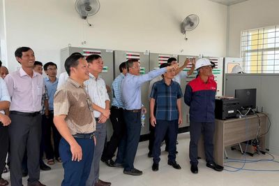 Đập dâng lớn nhất Quảng Ngãi bước vào giai đoạn chạy thử, đồng bộ thiết bị
