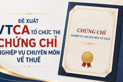 Đề xuất Hội Tư vấn Thuế Việt Nam tổ chức thi cấp Chứng chỉ nghiệp vụ chuyên môn về thuế