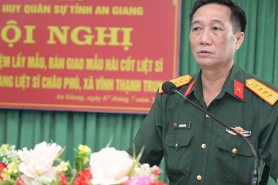An Giang: Rút kinh nghiệm công tác lấy mẫu hài cốt liệt sĩ giám định ADN