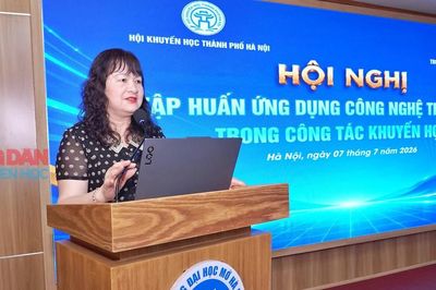 Hội Khuyến học Hà Nội ứng dụng công nghệ và AI trong công tác khuyến học