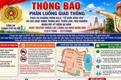 Chi tiết các tuyến phố Hà Nội cấm, hạn chế phương tiện ngày 9-10/7