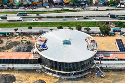 Toàn cảnh bến xe thứ 7 ở Hà Nội trước ngày khai thác