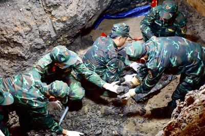 Tìm thấy 11 hài cốt liệt sĩ tại Công viên Lê Thị Riêng