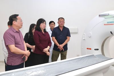 Bộ trưởng Y tế kiểm tra BV Việt Đức tại Ninh Bình trước ngày khai trương