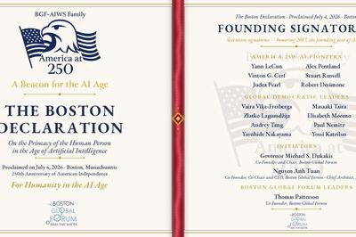 Từ Philadelphia 1776 đến Boston 2026: Tuyên ngôn về con người trong kỷ nguyên trí tuệ nhân tạo