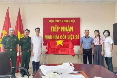 Điện Biên bàn giao 766 mẫu hài cốt liệt sĩ phục vụ giám định ADN
