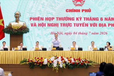 Nghị quyết phiên họp Chính phủ thường kỳ tháng 6/2026 và Hội nghị Chính phủ với địa phương