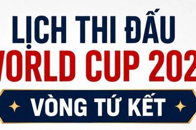 Lịch thi đấu tứ kết World Cup: Chờ đợi những màn đại chiến