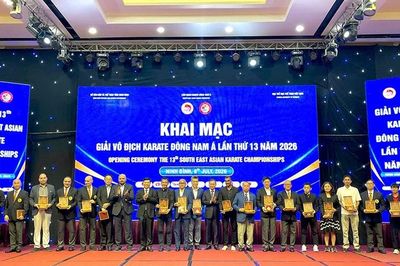 11 quốc gia tham gia Giải vô địch Karate Đông Nam Á lần thứ 13 năm 2026