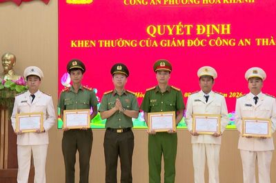 Công an phường Hòa Khánh được đánh giá hoàn thành xuất sắc nhiệm vụ 2 quý liên tiếp