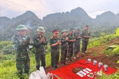 Tuyên Quang quy tập thêm hài cốt liệt sĩ tại xã biên giới Minh Tân