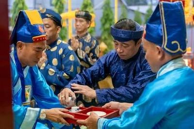 Nhiều nghi thức truyền thống được tái hiện tại Lễ tế Đàn Âm Hồn ở Huế