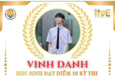 Nam sinh tỉnh Phú Thọ hai lần chạm tới điểm 10 ở những kỳ thi quan trọng
