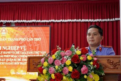 VKSND thành phố Cần Thơ thống nhất nhận thức xử lý án liên quan vũ khí quân dụng