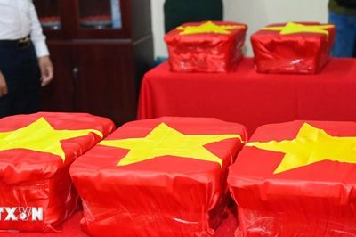 Điện Biên: Bàn giao 766 mẫu hài cốt liệt sỹ phục vụ giám định ADN